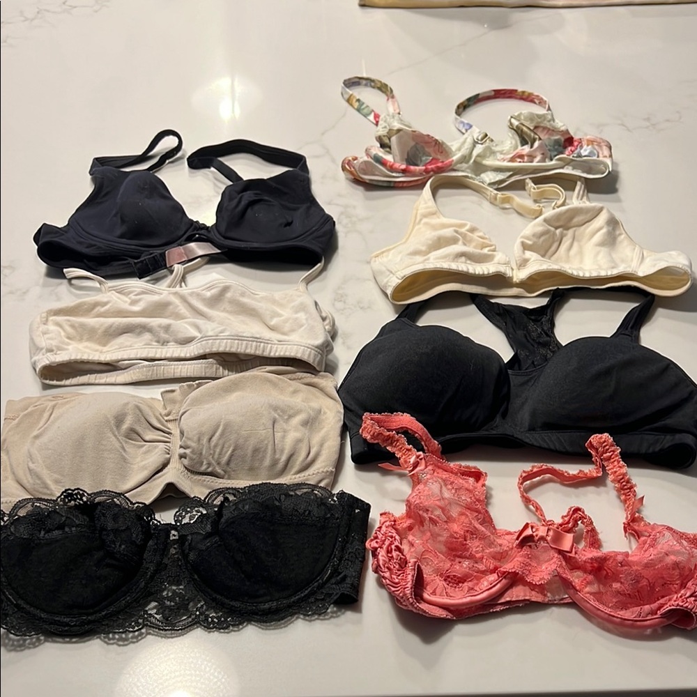 Bundle Victoria's Secret Sophisticated & Sexy Bras; Jockey Sport | 32A, 32B, 34A